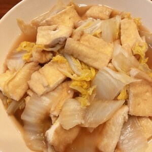 白菜と油揚げの旨煮